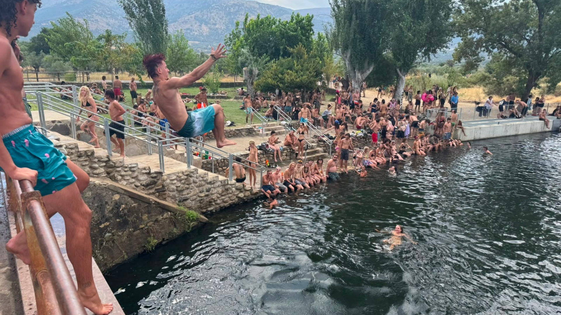 Piscina natural. La Granja