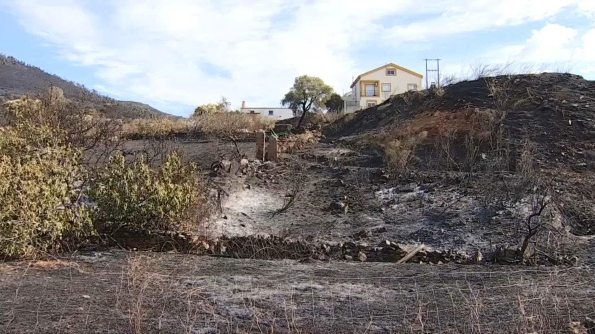 Incendio Casas de Millán