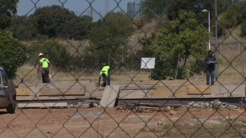 Trabajadores al aire libre.