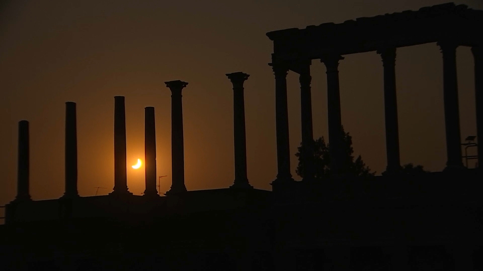 Eclipse visto desde Extremadura