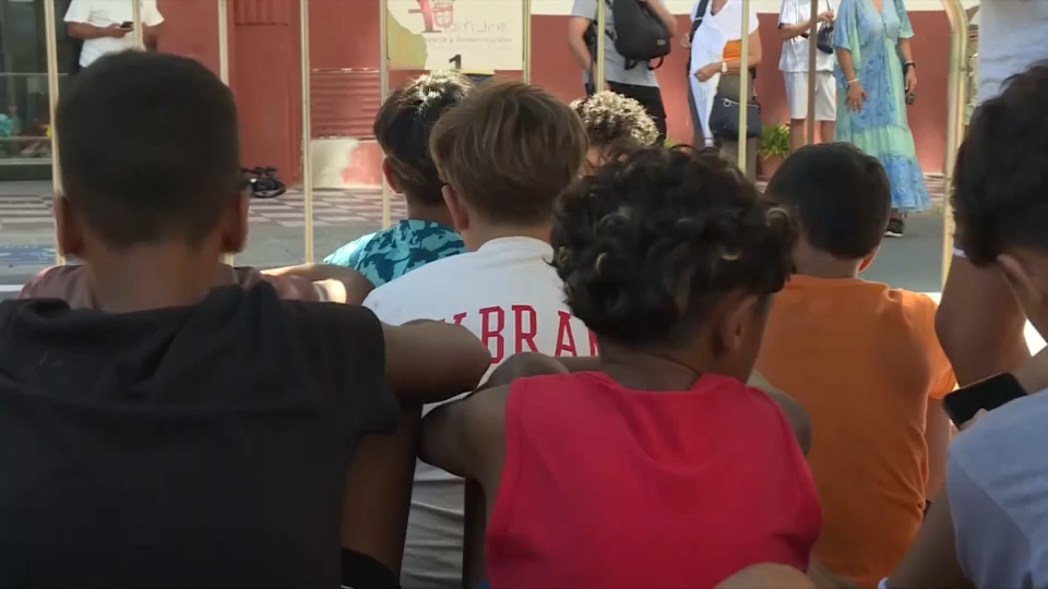 Menores migrantes en Ceuta