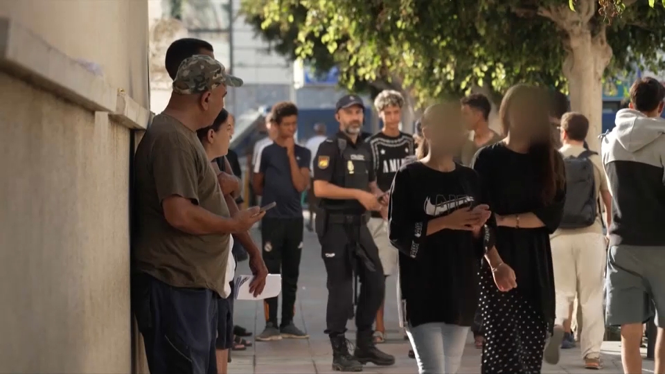 Menores migrantes en Ceuta