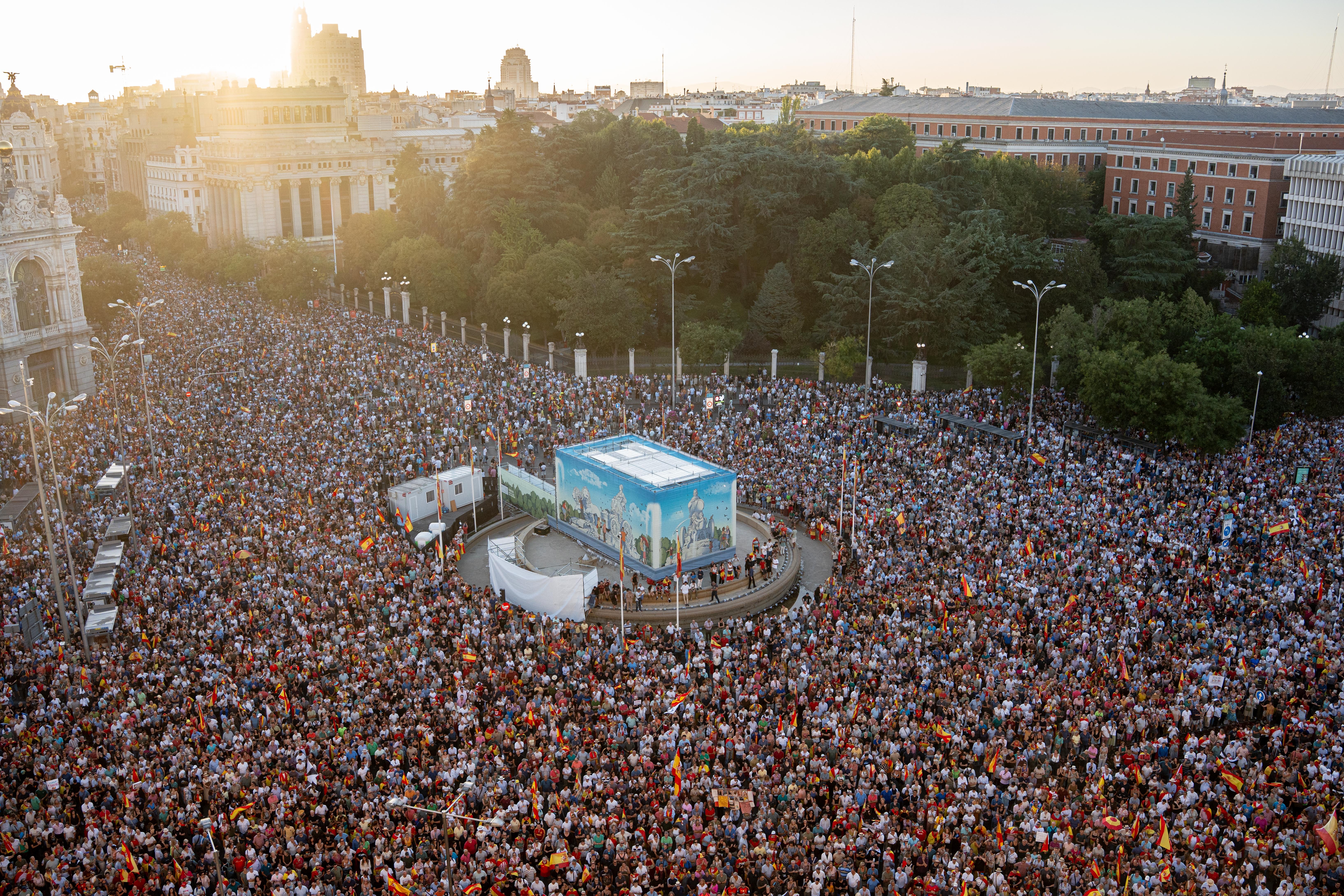 Miles de personas durante una concentración en solidaridad con Ceuta, a 2 de septiembre de 2026, en Madrid