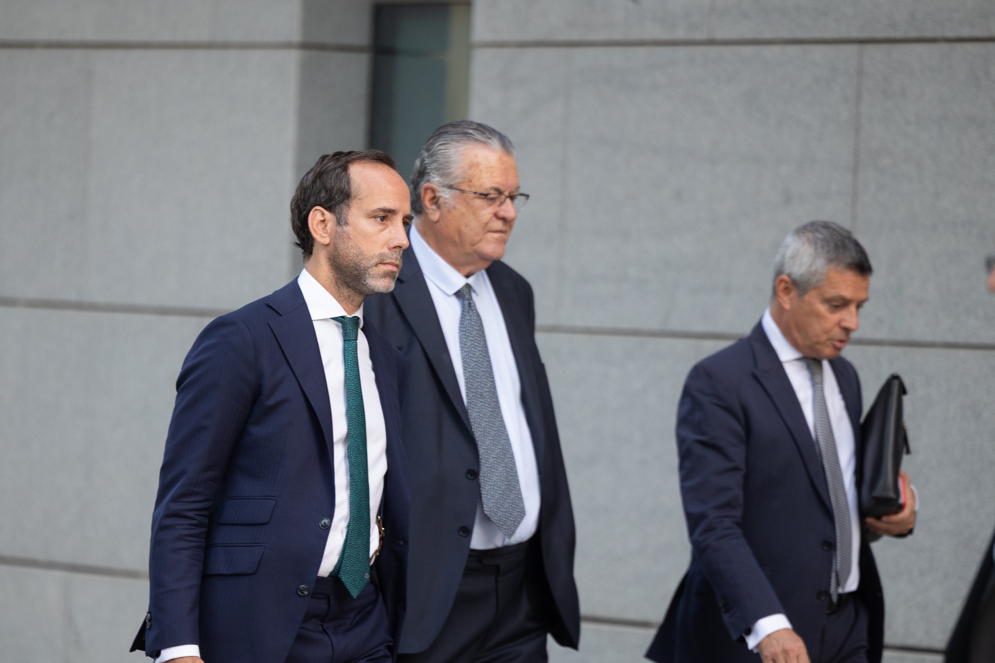 El presidente de Plus Ultra, Julio Martínez Sola, a su llegada a la Audiencia Nacional