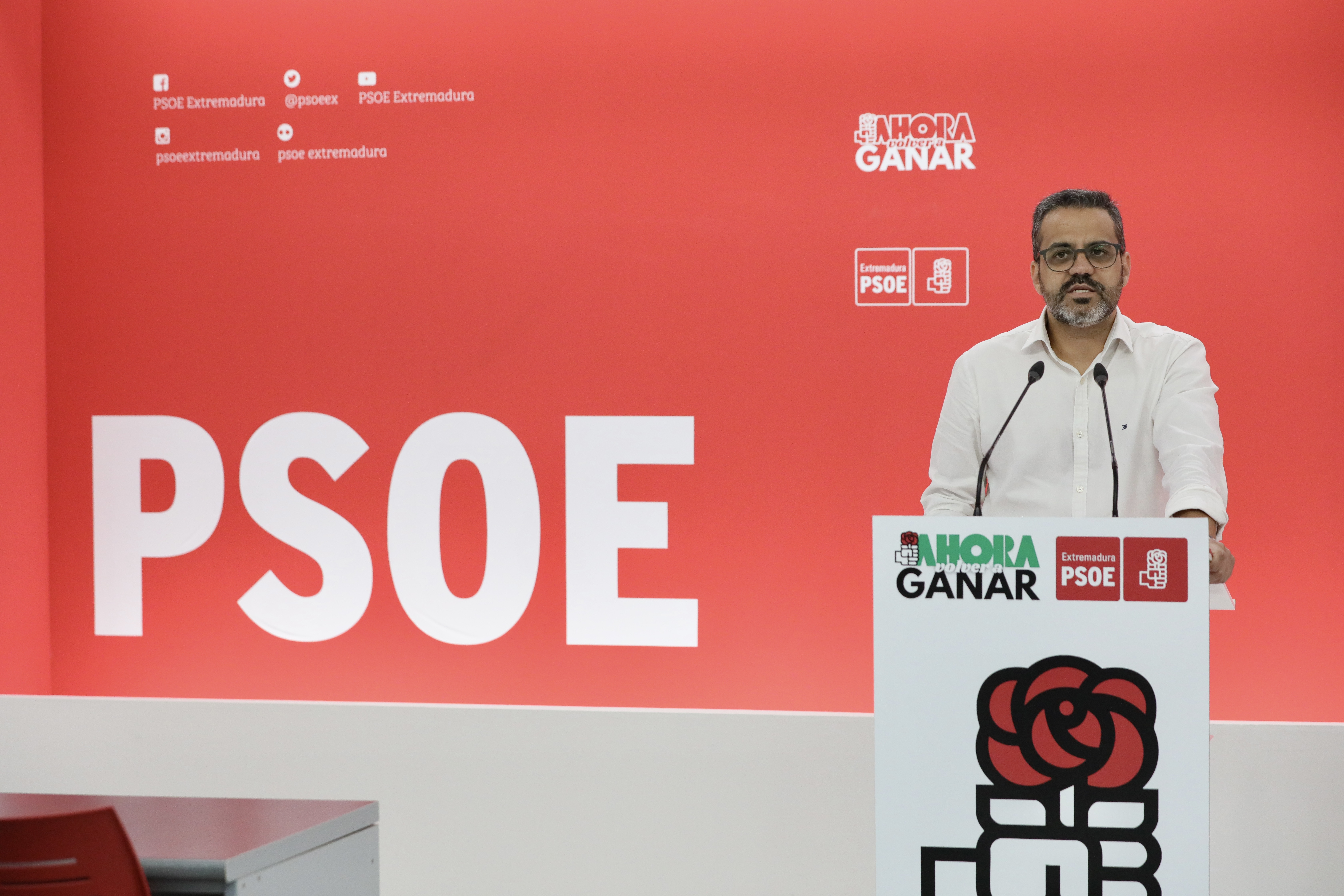 Manuel González Andrade, portavoz del PSOE de Extremadura
