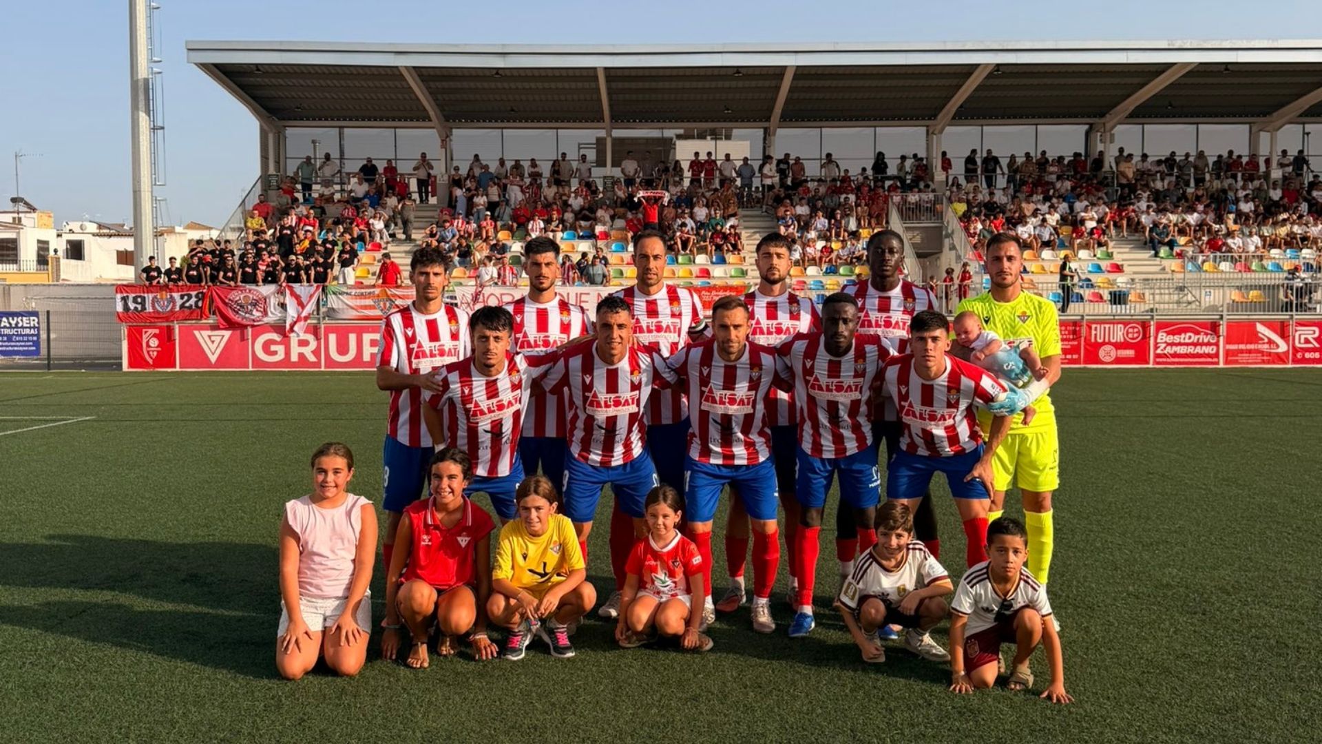 Once inicial del Don Benito en el partido