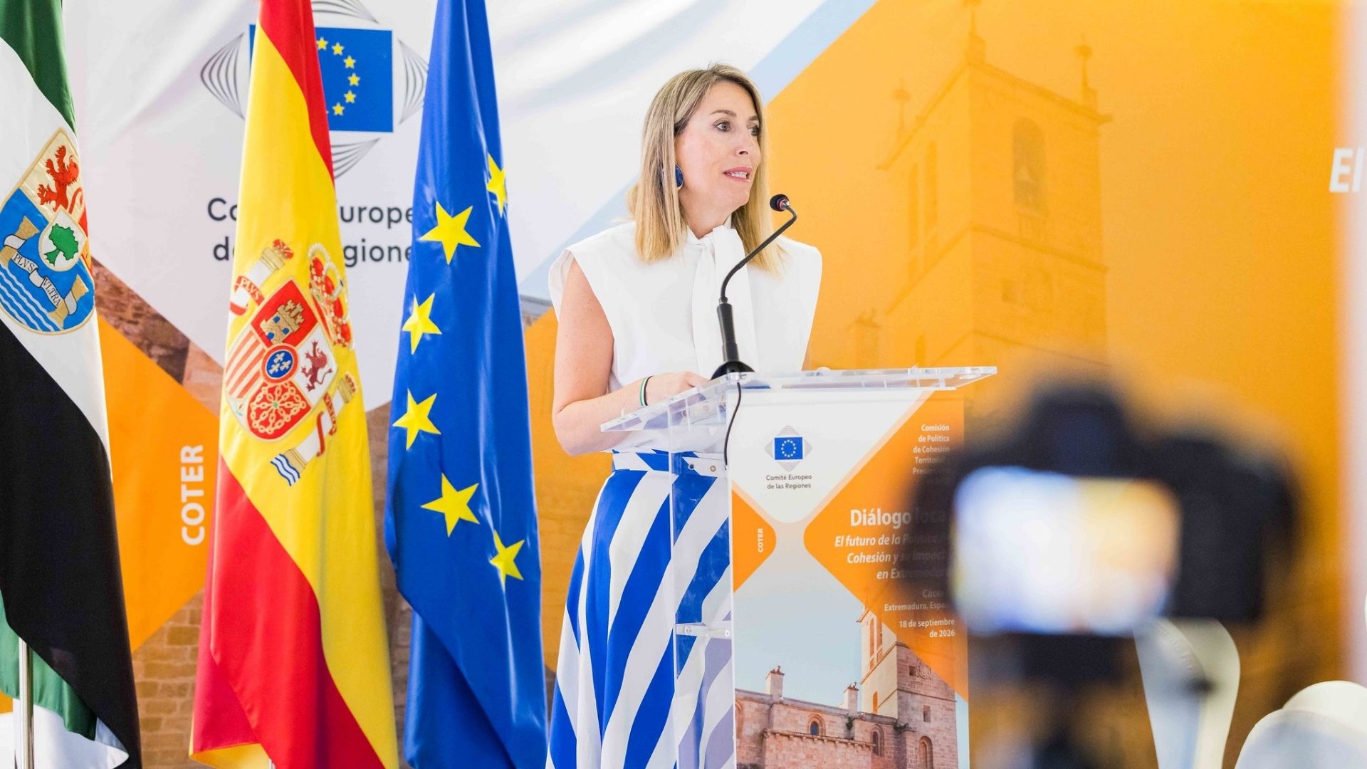 María Guardiola, presidenta de la Junta de Extremadura