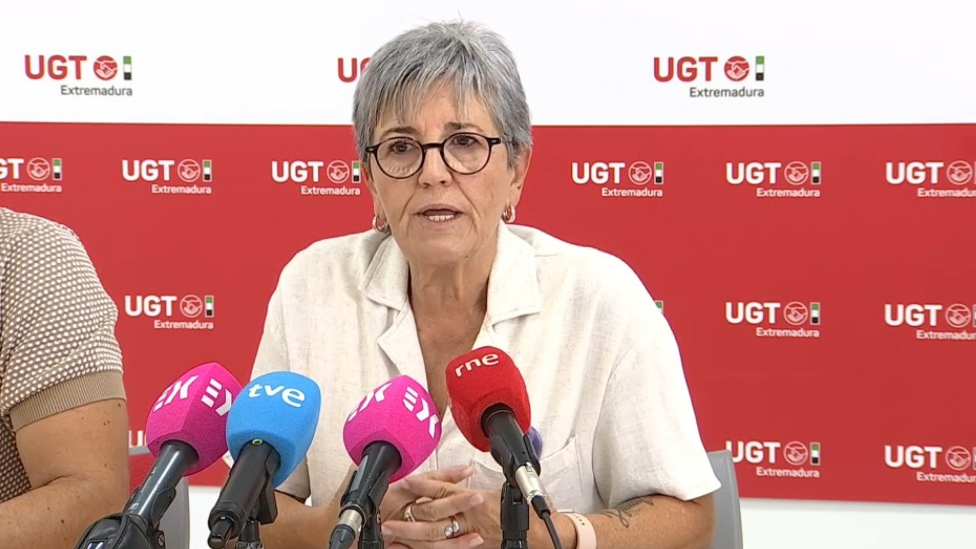 Patrocinio Sánchez, secretaria general de UGT Extremadura