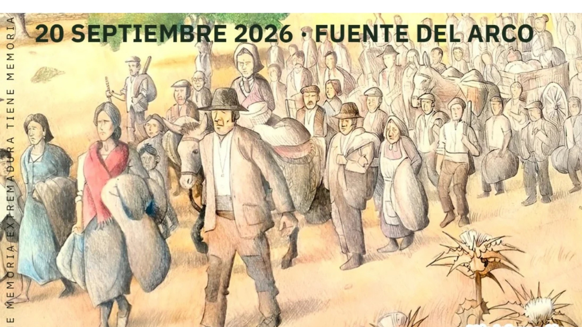 Cartel III Marcha Columna de los Ocho Mil 