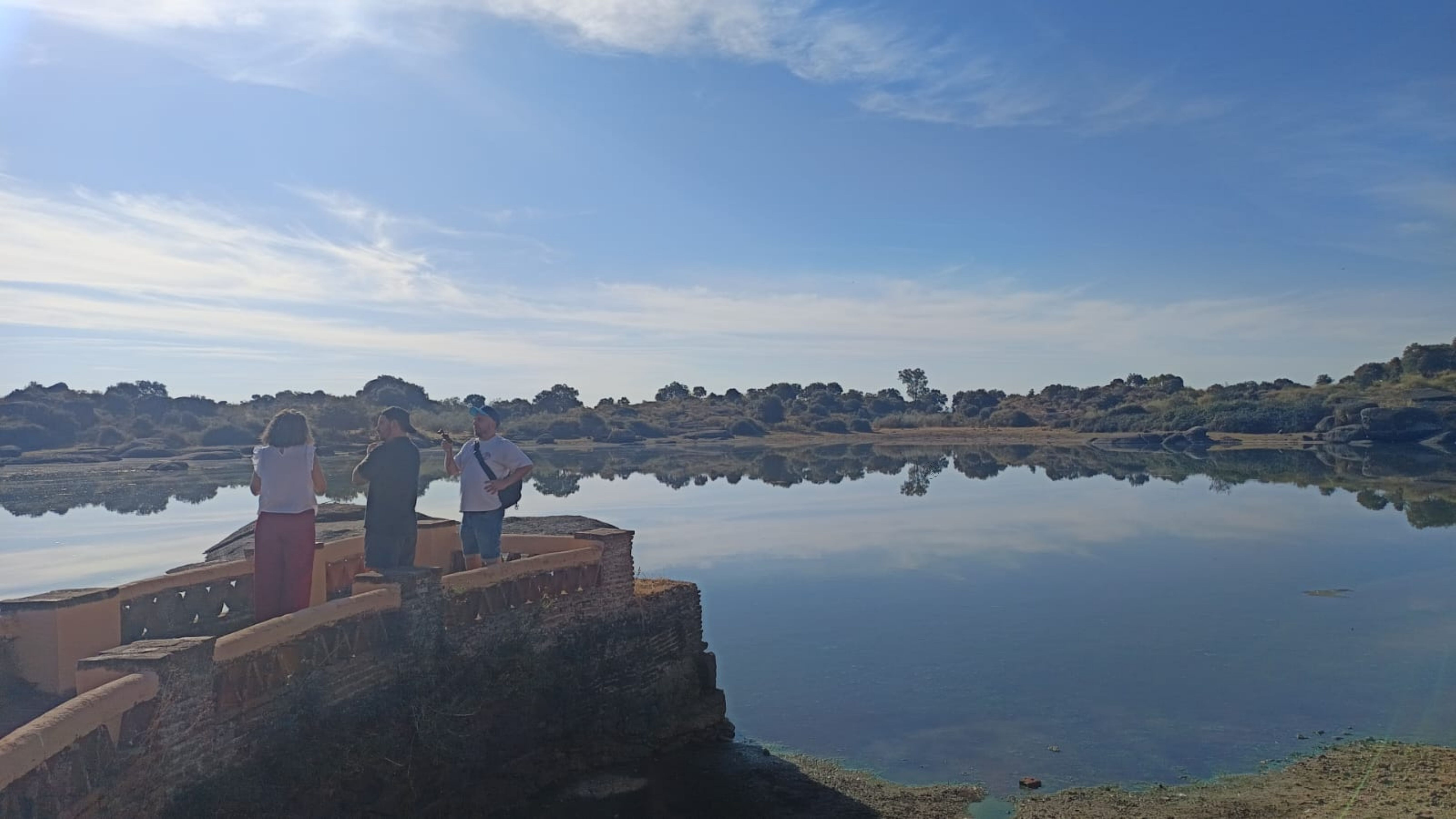 Grabación del programa argentino 'Resto del Mundo' en Los Barruecos (Malpartida de Cáceres).