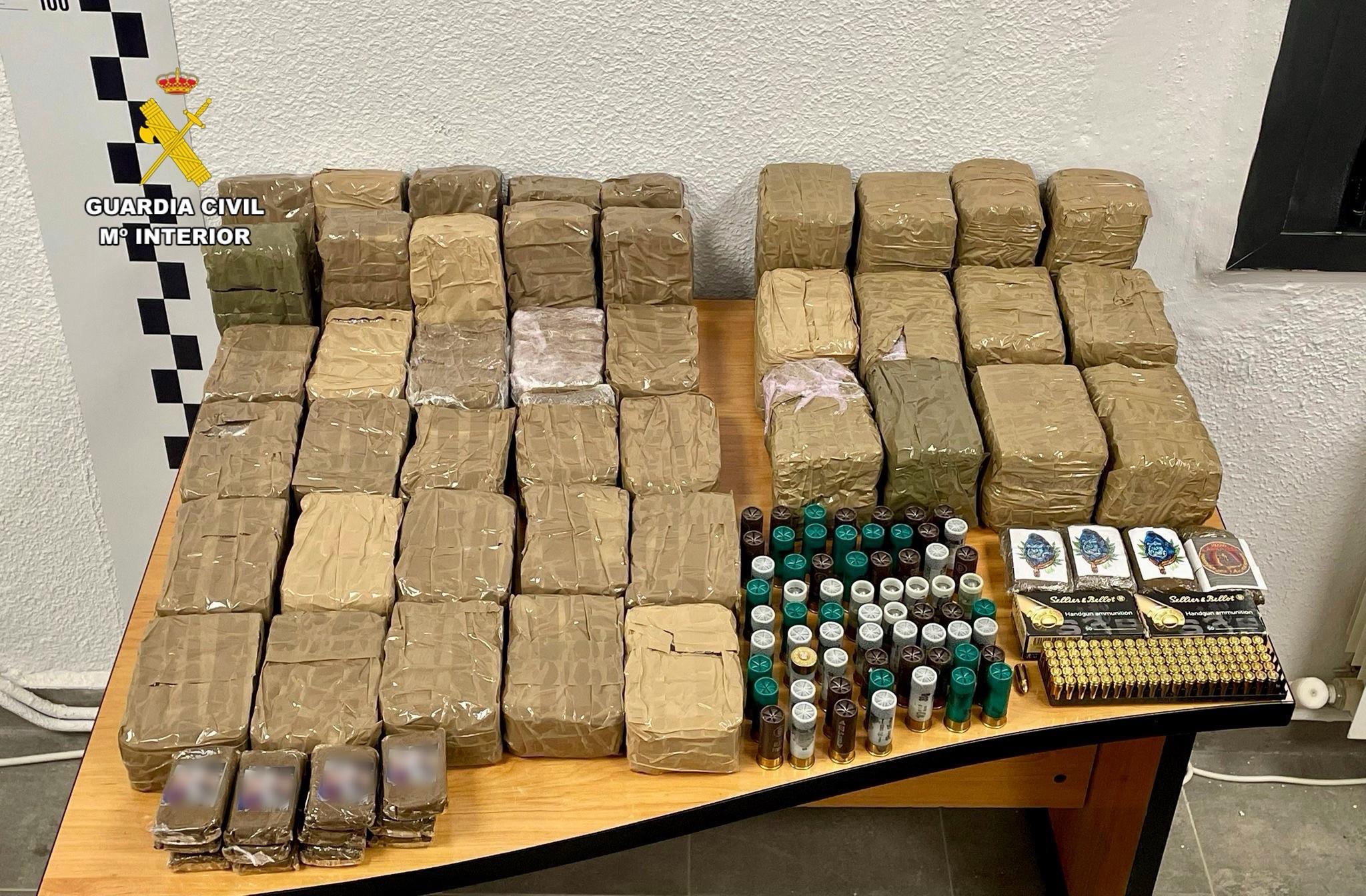 Intervenidos 27 kilos de hachís en una actuación por una supuesta agresión en Navalmoral de la Mata