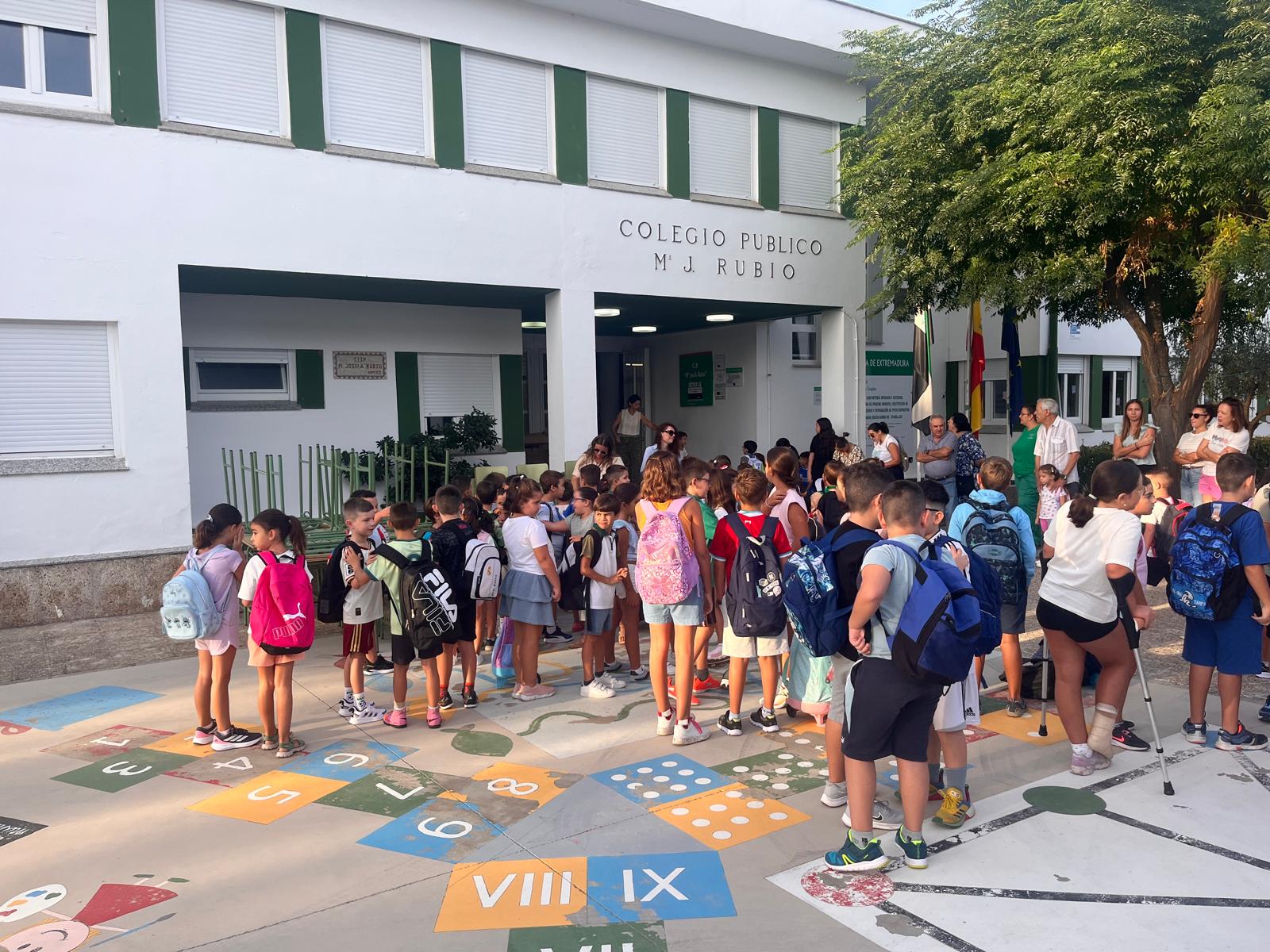 Primer día de clase en Extremadura