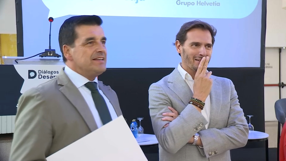 El exdiputado Albert Rivera y el exministro Miguel Sebastián