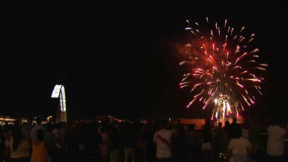 Fuegos artificiales en la Feria de Mérida 2026