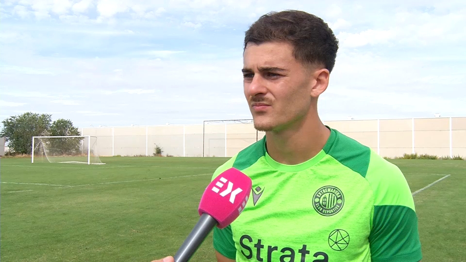 Iker Burgos, jugador del CD Extremadura