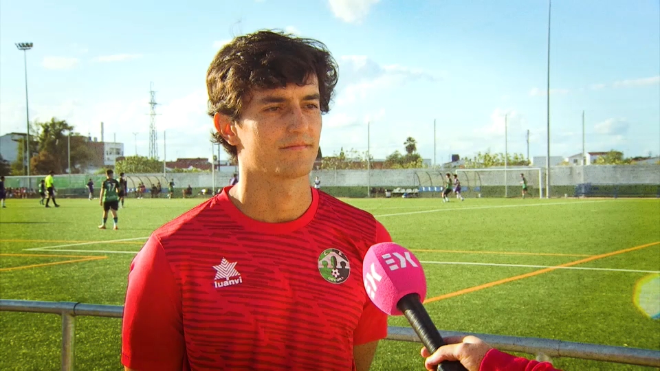 Manu Obando, jugador del CD Gévora