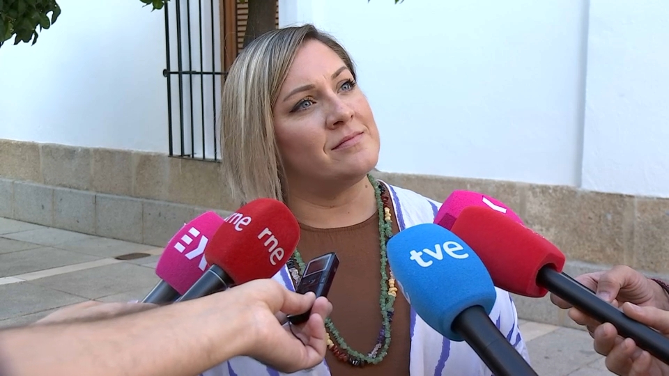 Soraya Vega, portavoz del PSOE de Extremadura