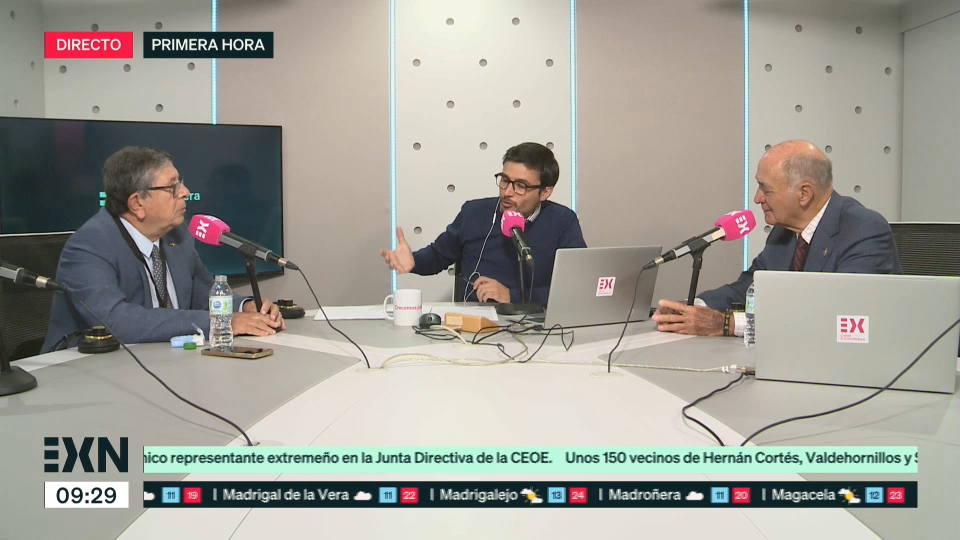 Luis María González y Juan Guerrero, durante la entrevista en Primera Hora.