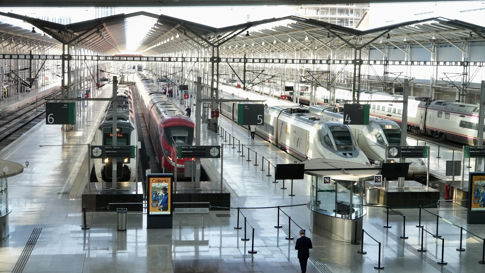 Huelga de maquinistas: seis trenes comerciales cancelados y afecciones en Cercanías