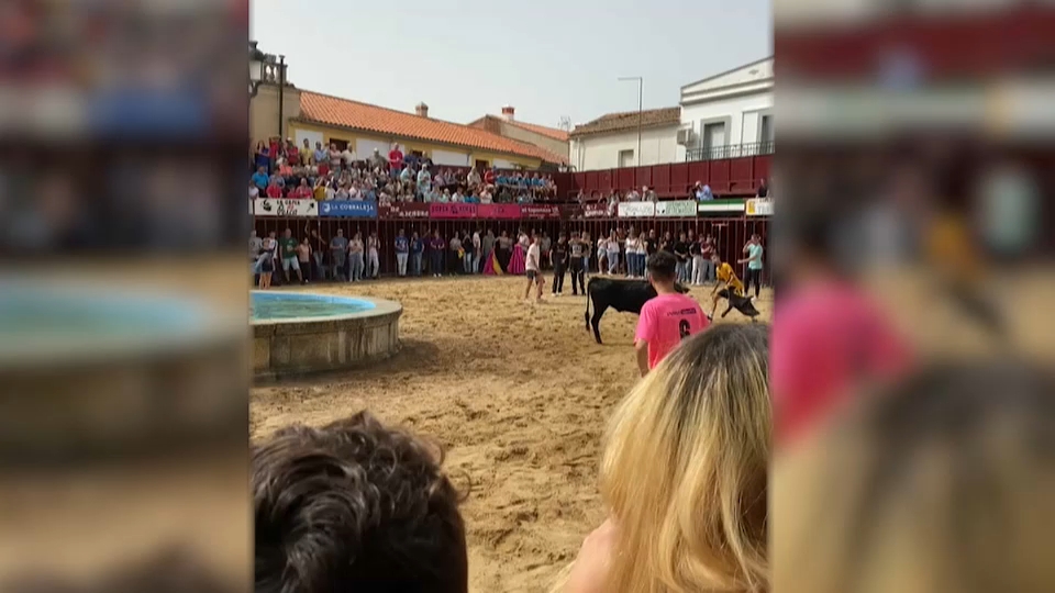 Las capeas congregan a vecinos y visitantes en Huertas de Ánimas