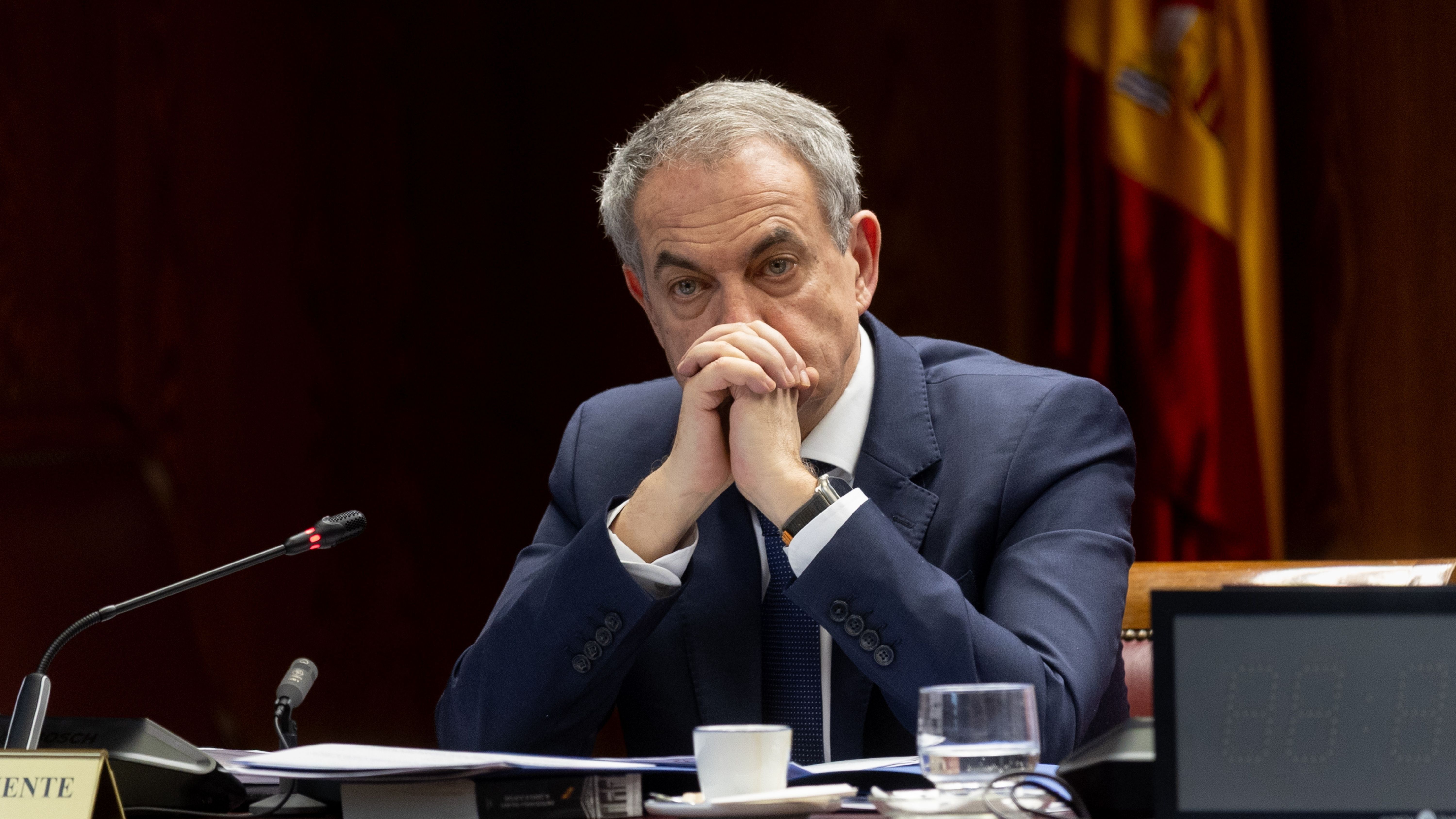 El expresidente del Gobierno José Luis Rodríguez Zapatero comparece ante la Comisión de Investigación sobre el ‘caso Koldo’. Imagen de archivo. 