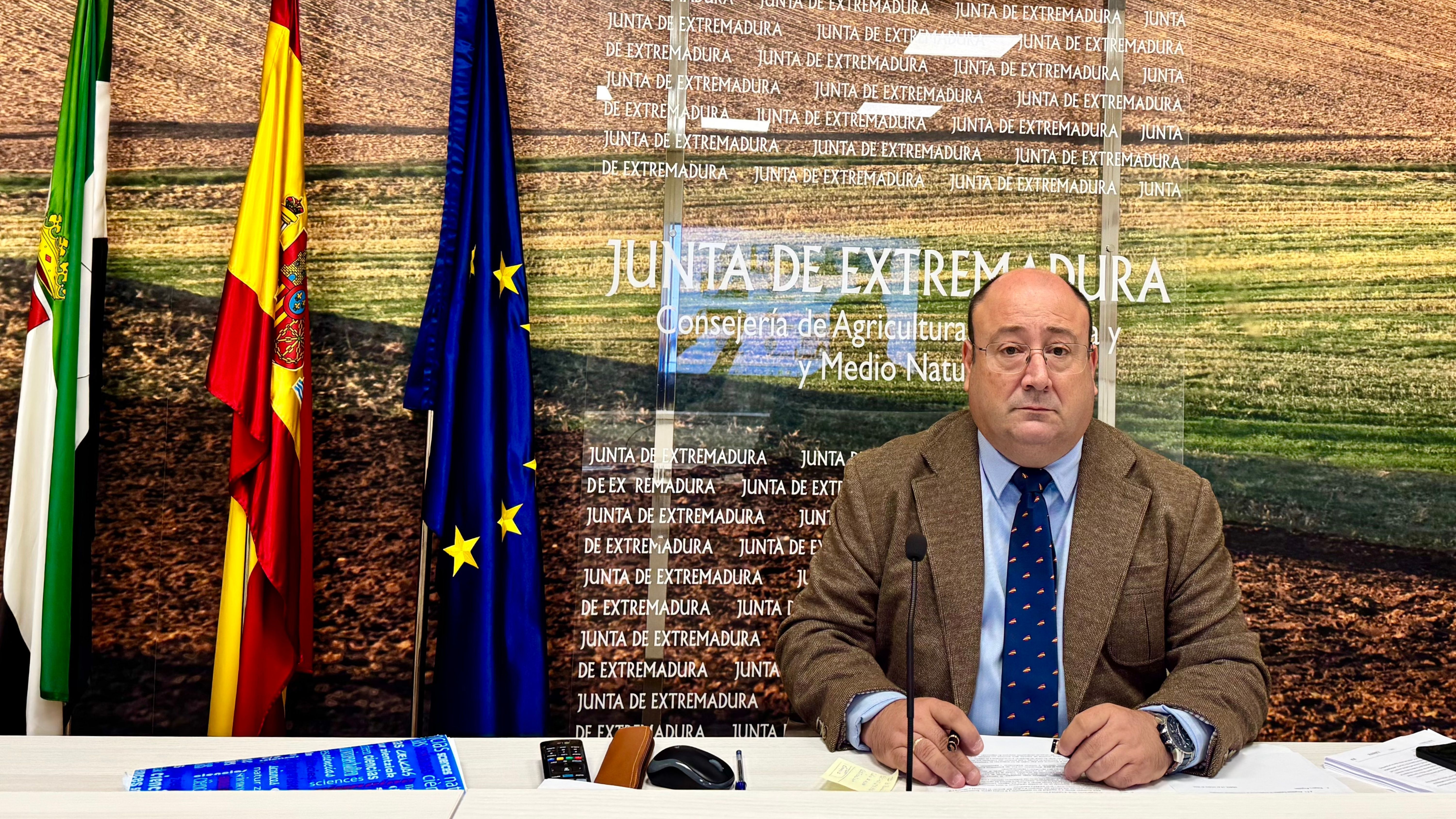 Juan José García, consejero de Agricultura, Ganadería y Medio Natural.