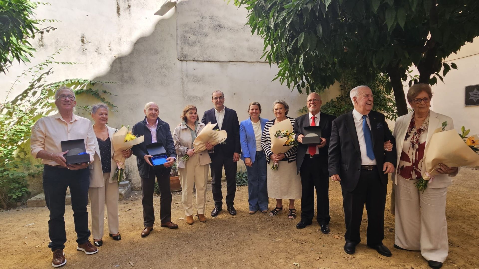 Homenaje a los matrimonios en Cáceres