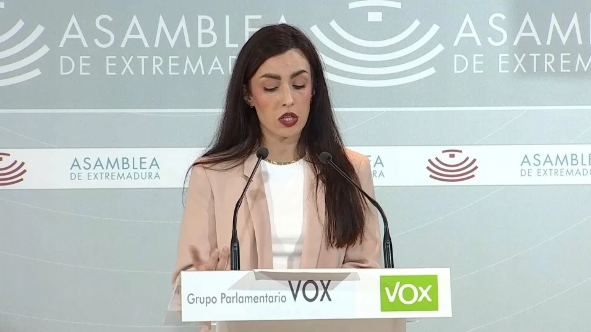 portavoz de Vox en la Asamblea de Extremadura, Inés Checa