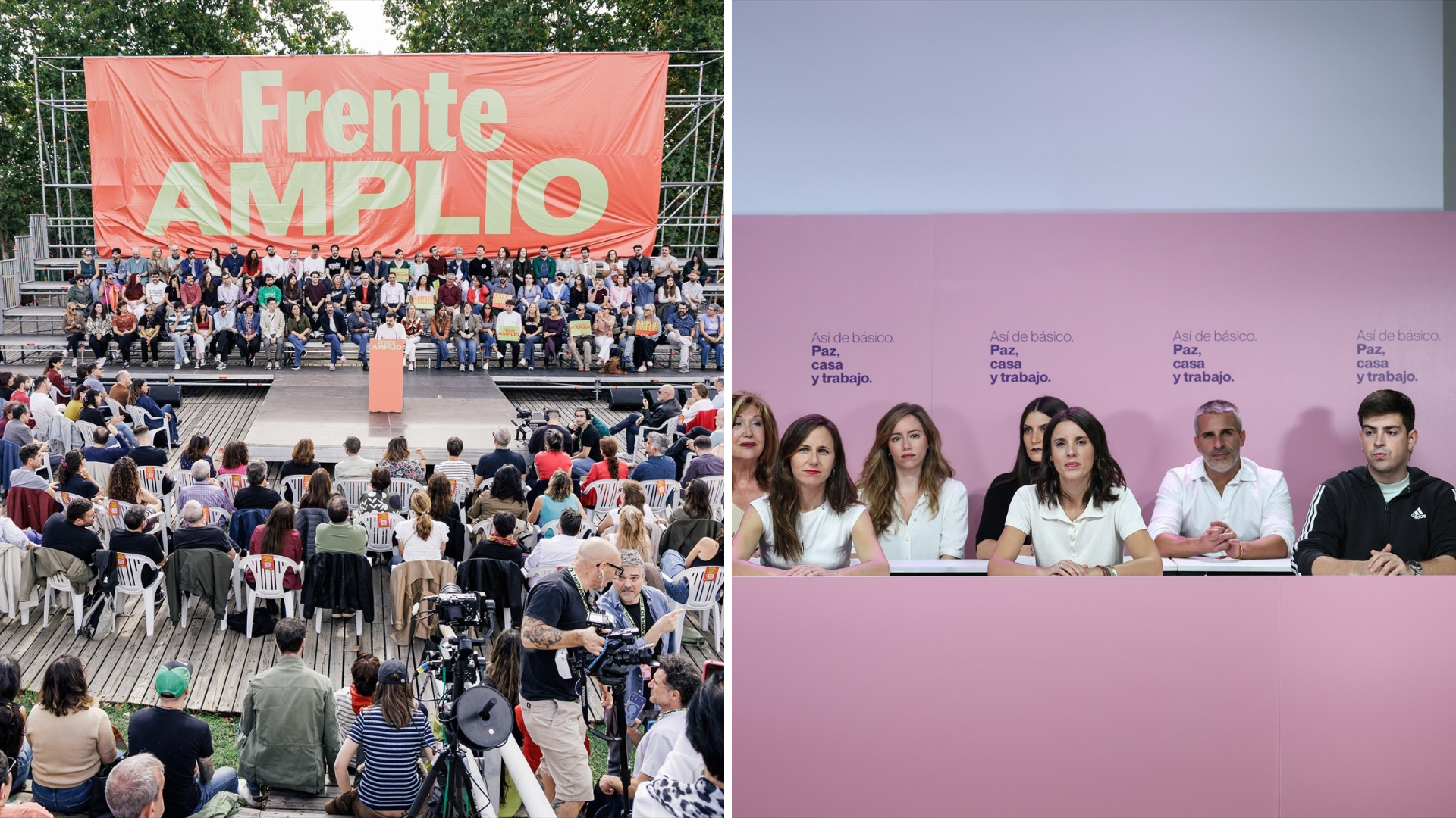 Presentación Frente Amplio y  Consejo Ciudadano de Podemos
