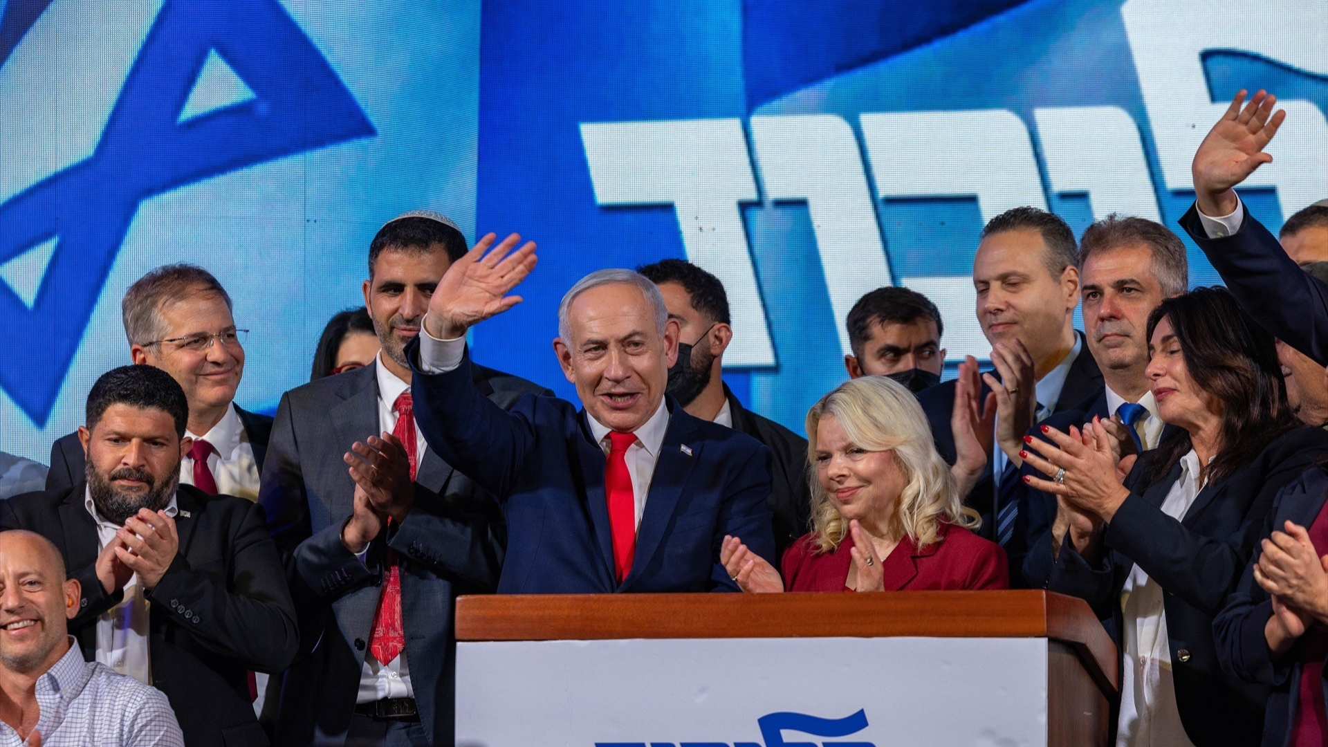 Jerusalén (Israel). El primer ministro de Israel y líder del partido Likud, Benjamin Netanyahu