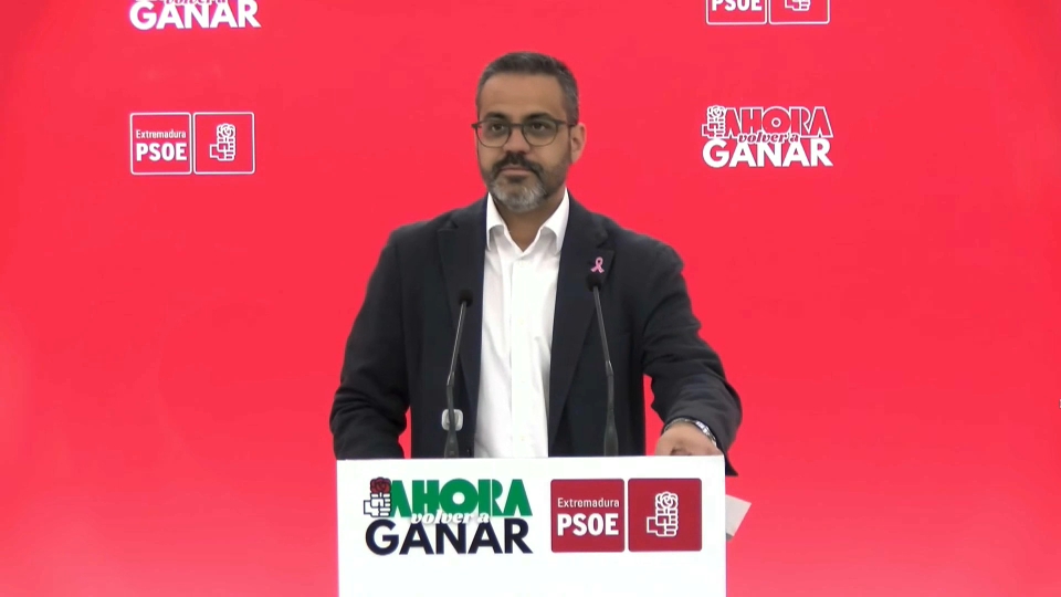 Manuel González Andrade, portavoz del PSOE de Extremadura