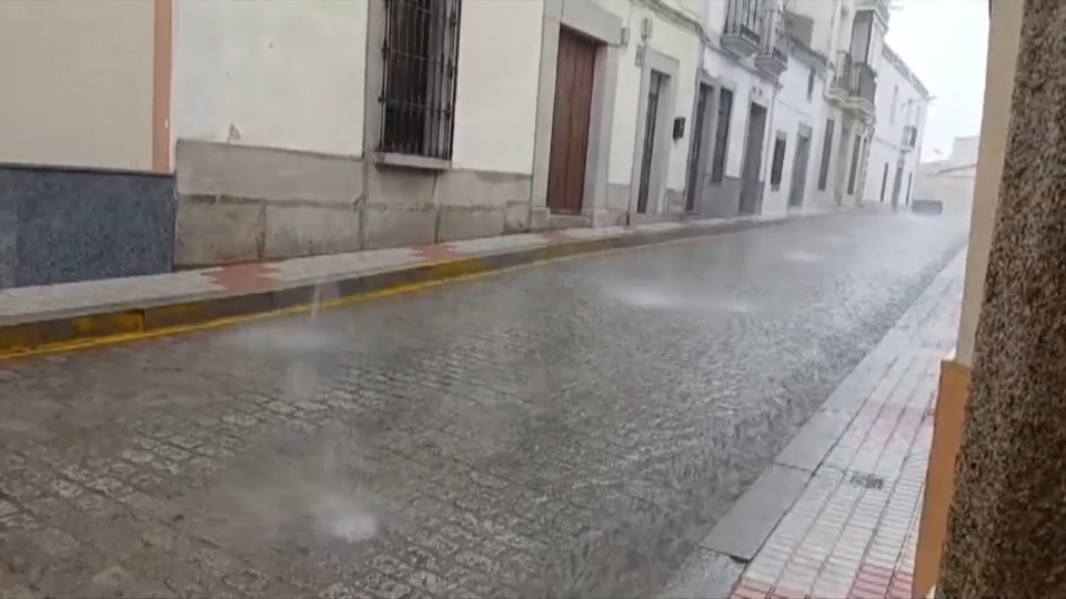 Inundaciones en Extremadura durante la jornada del domingo