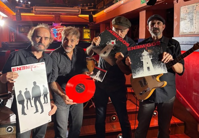 Los Enemigos, anoche en Madrid.