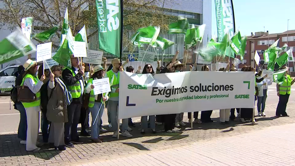 Manifestación de Satse en una imagen de archivo