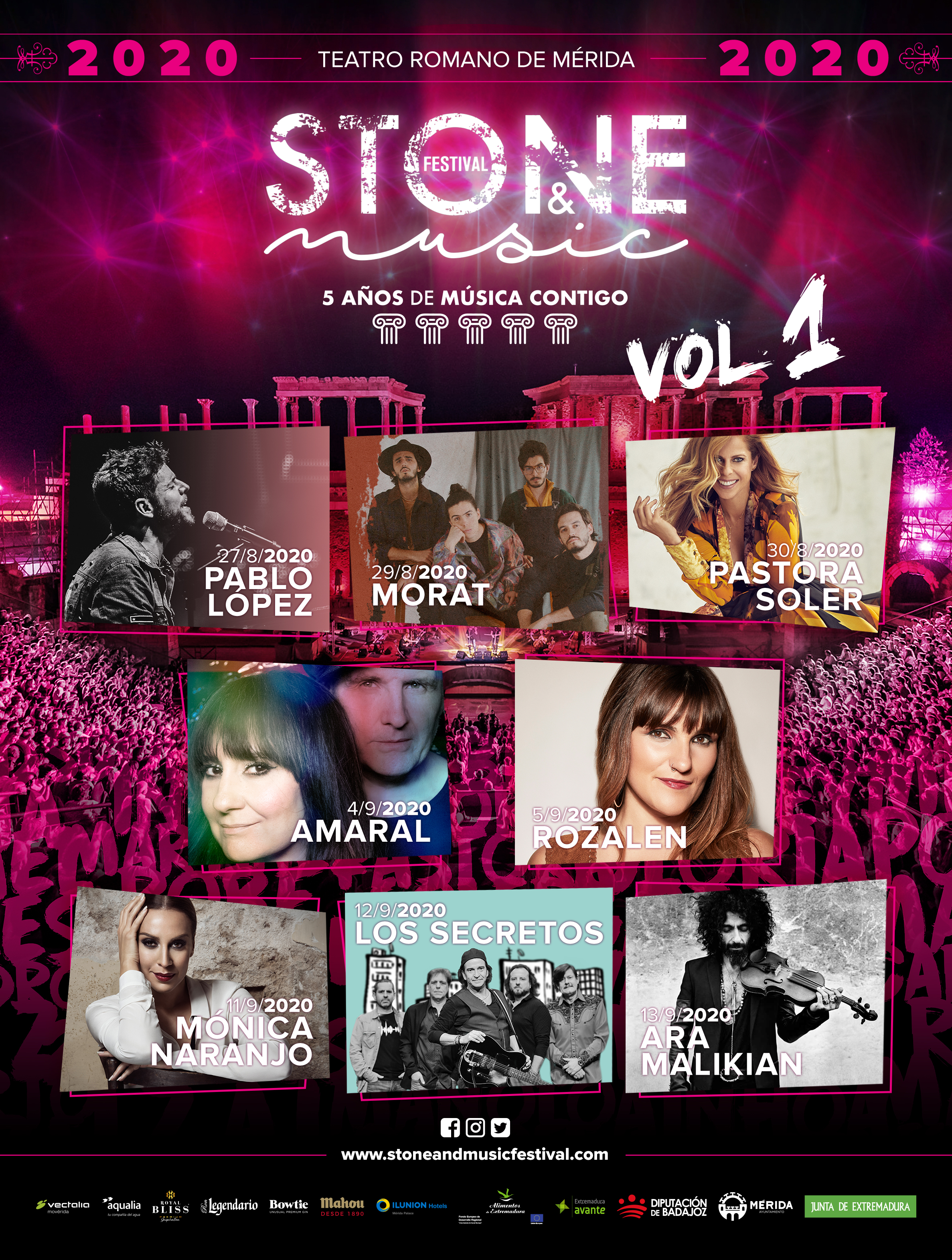 Nuevo cartel del Stone&Music 2020