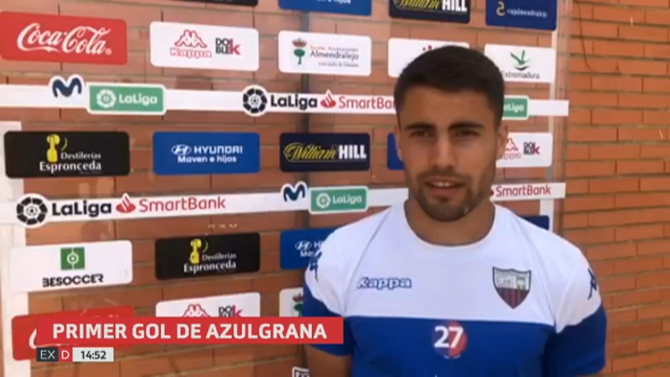 Ángel Bastos atiende a LaLiga a la finalización del entrenamiento