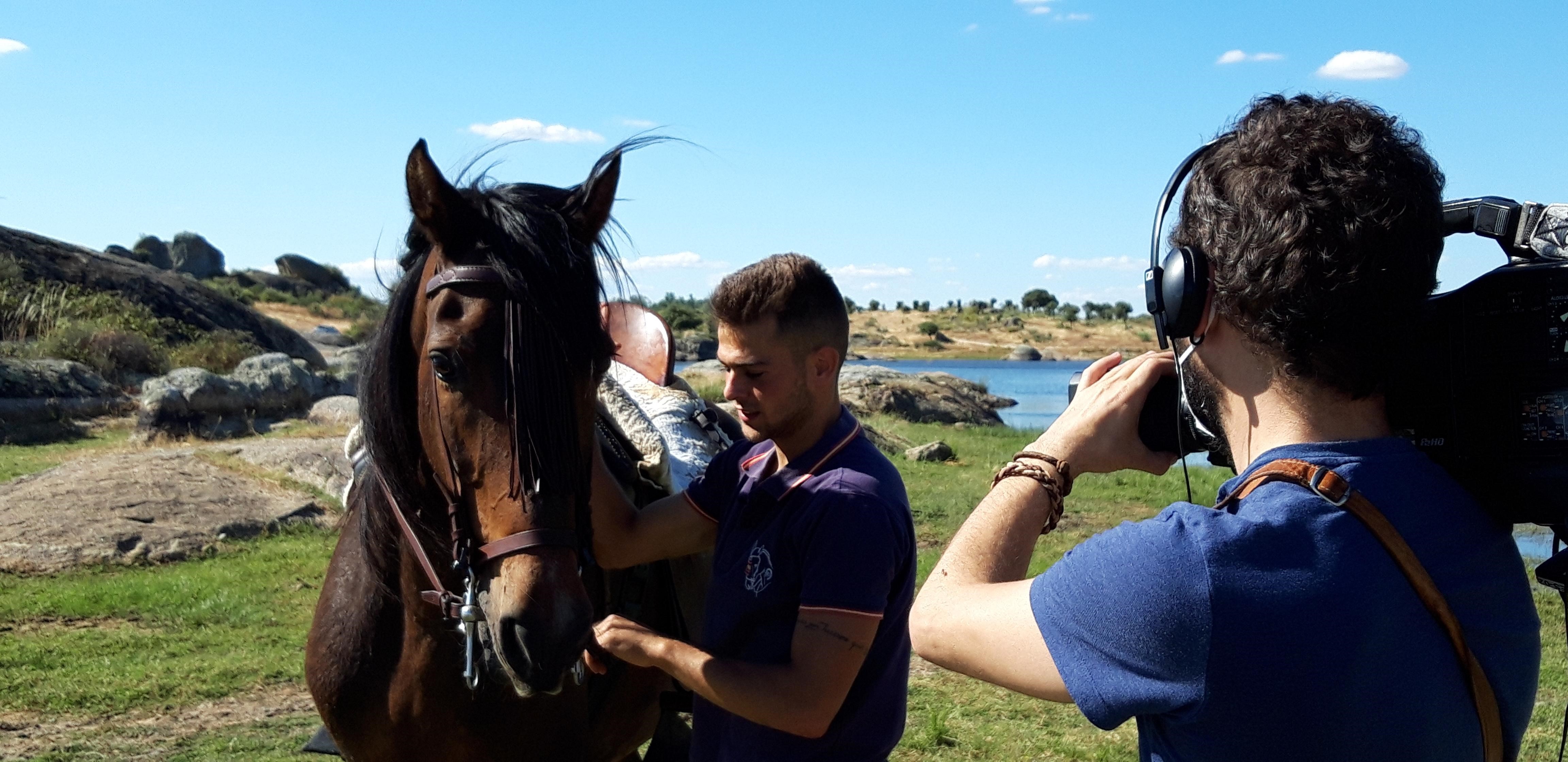 David López, estrella del Coria y amante de los caballos