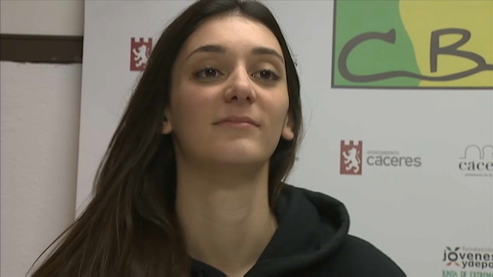 Miriam Forasté en una rueda de prensa