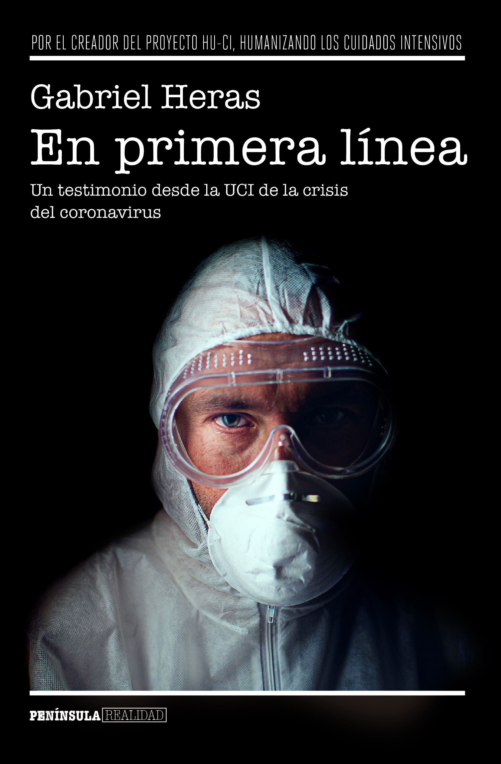 Portada del libro "En primera línea". Editado por Península.