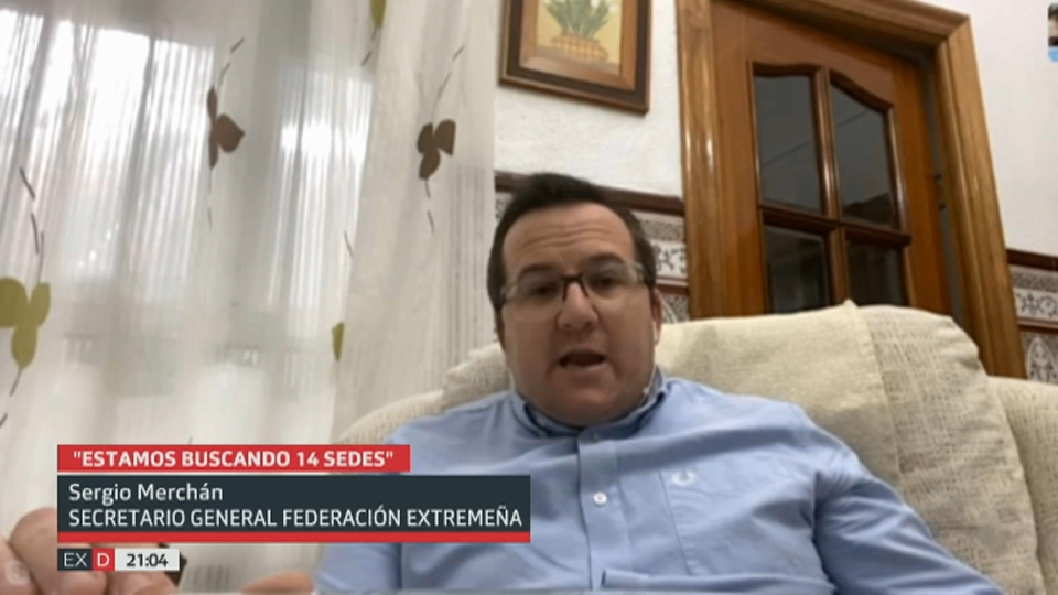 Sergio Merchán, secretario general de la Federación Extremeña de Fútbol