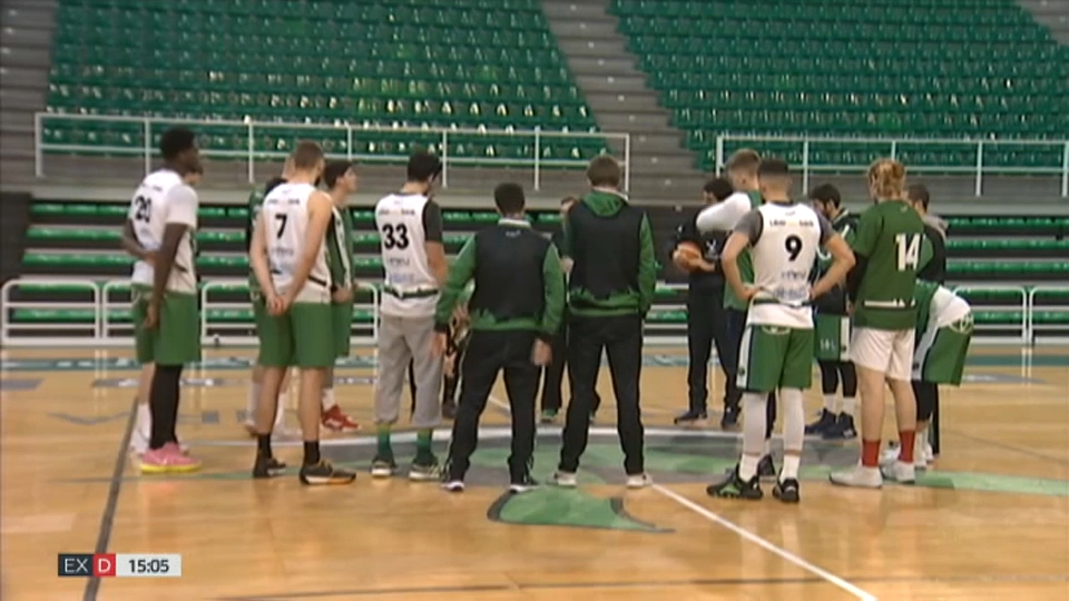 La plantilla del Cáceres Patrimonio en un entrenamiento esta temporada
