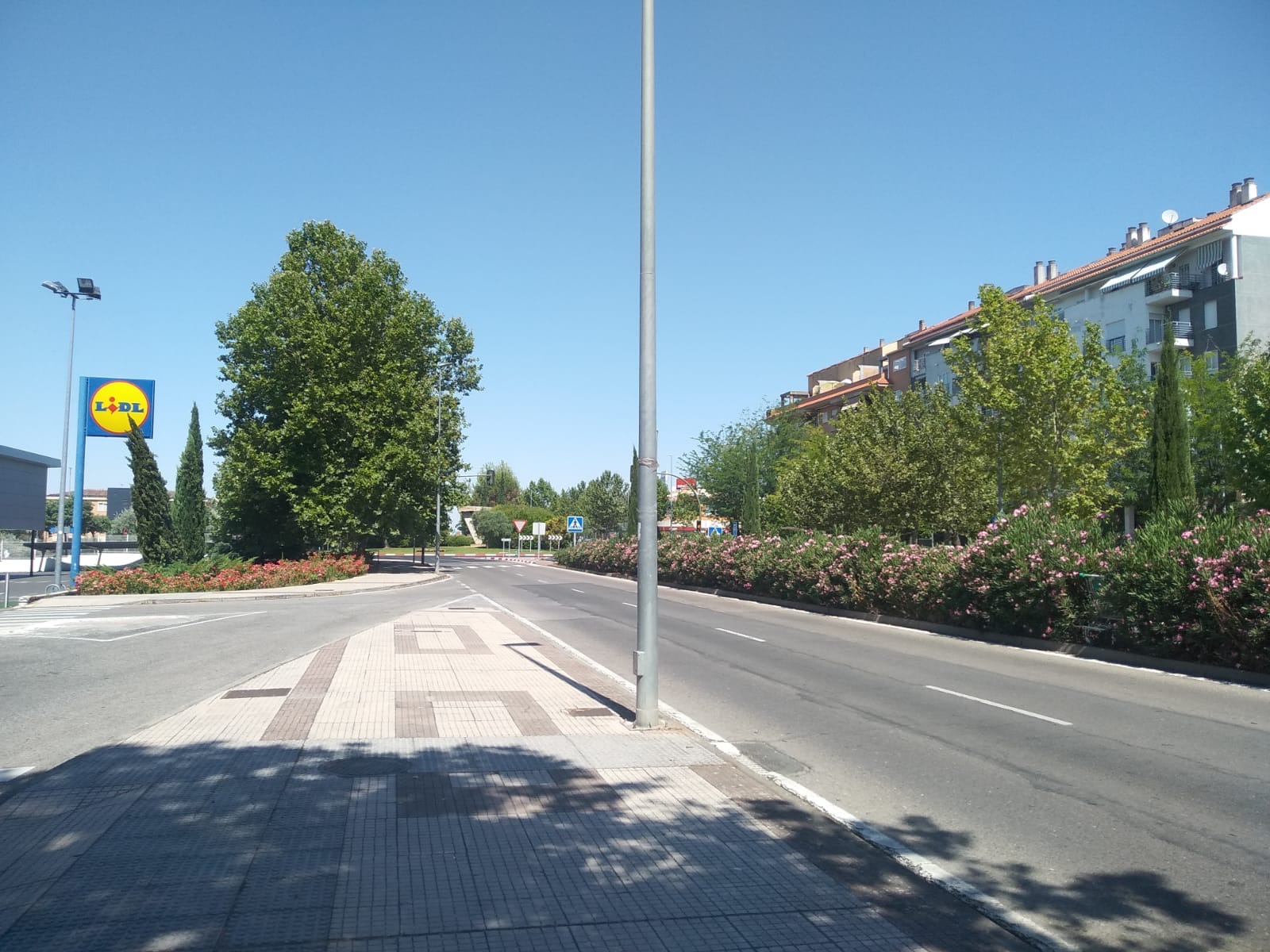 Avenida ruta de la plata de cáceres