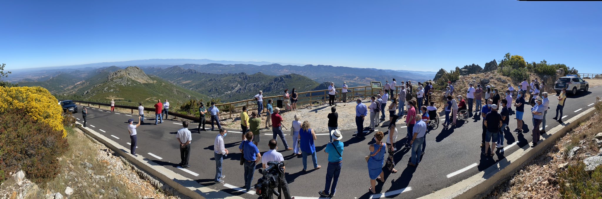 Vistas desde el Risco de las Villuercas, ya accesible por carretera