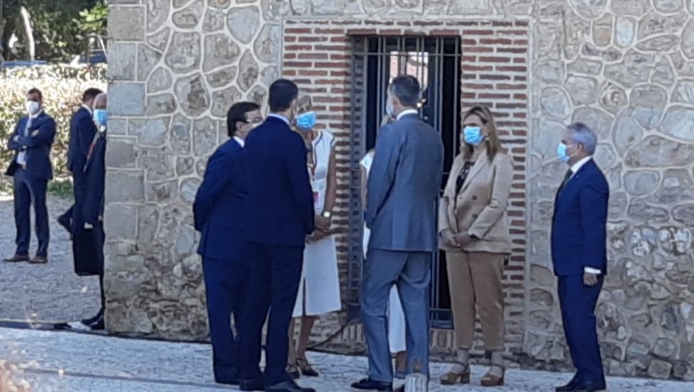 Llegada de el Rey Felipe VI