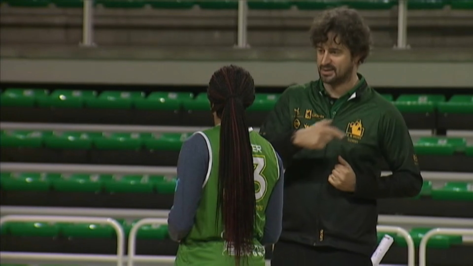 Ricardo Vasconcelos en un entrenamiento esta temporada