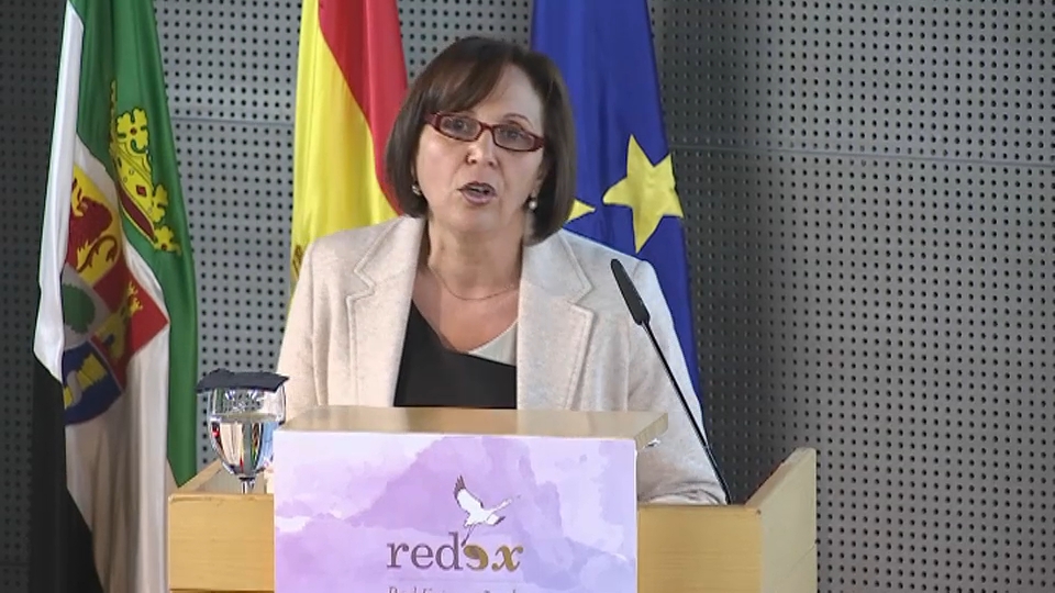 La presidenta de la Red Extremeña de Desarrollo Rural, Rosa María Araújo.