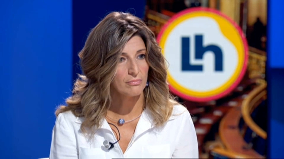 Yolanda Díaz, Ministra de Trabajo, durante una entrevista en RTVE