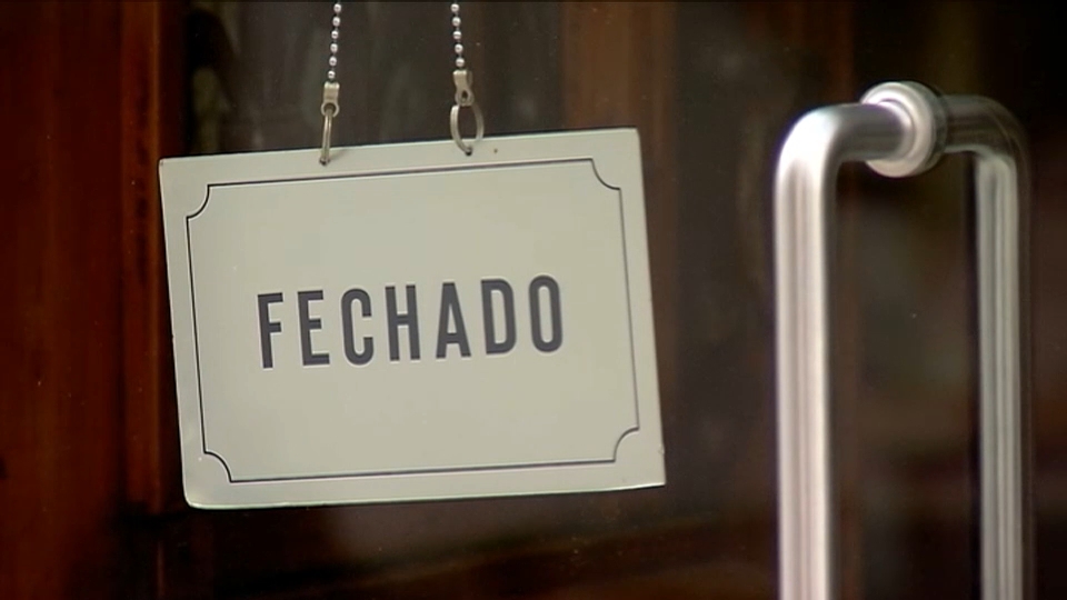 Comercio cerrado en Portugal