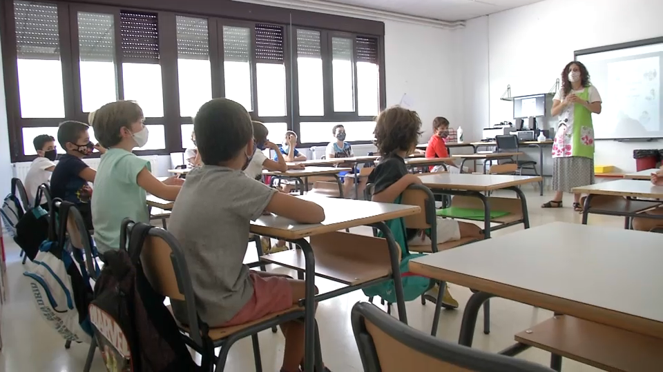 Seis meses después los alumnos han regresado a las aulas