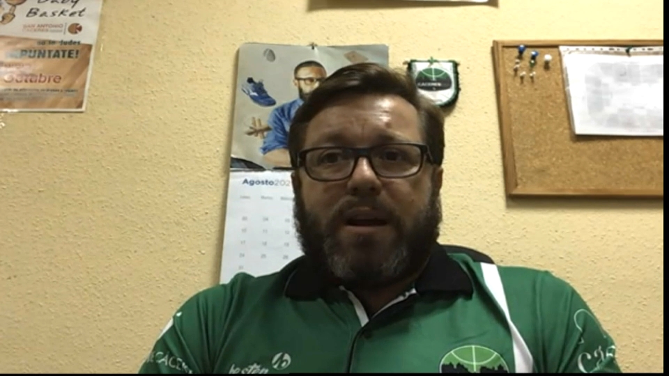 Roberto Blanco, entrenador del Cáceres Patrimonio